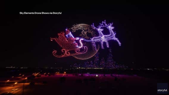 WATCH: North Texas holiday drone show breaks world record